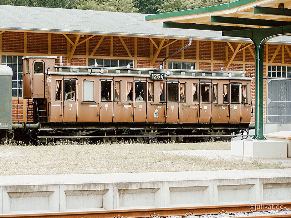 Historischer Zugwagon