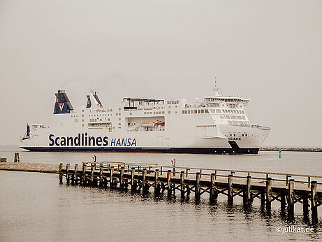 Einfahrt der Scandlines