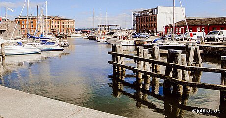 Hafenblick in Stralsund